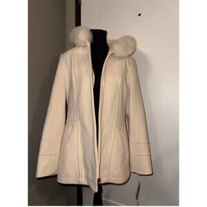 Kristen Blake Collection Fox Fur Lined Hood Jacket